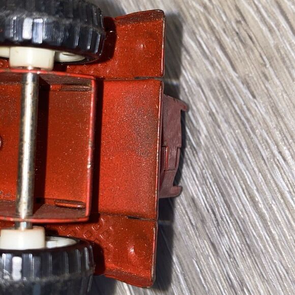Vintage 1960s Buddy L Pressed Steel Red Pick-Up Truck 3" Metal #H323 - Picture 8 of 9